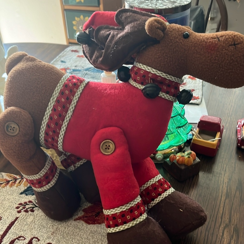 Cute little stuffed deer very gently used